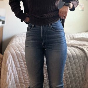 //3X1 NY Cropped flare Jeans//